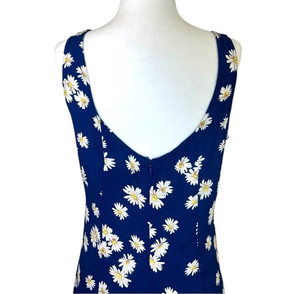 Privacy Please - Women’s 90s Y2K Retro Daisy Mini Dress - Navy Blue, Medium - Picture 12 of 17